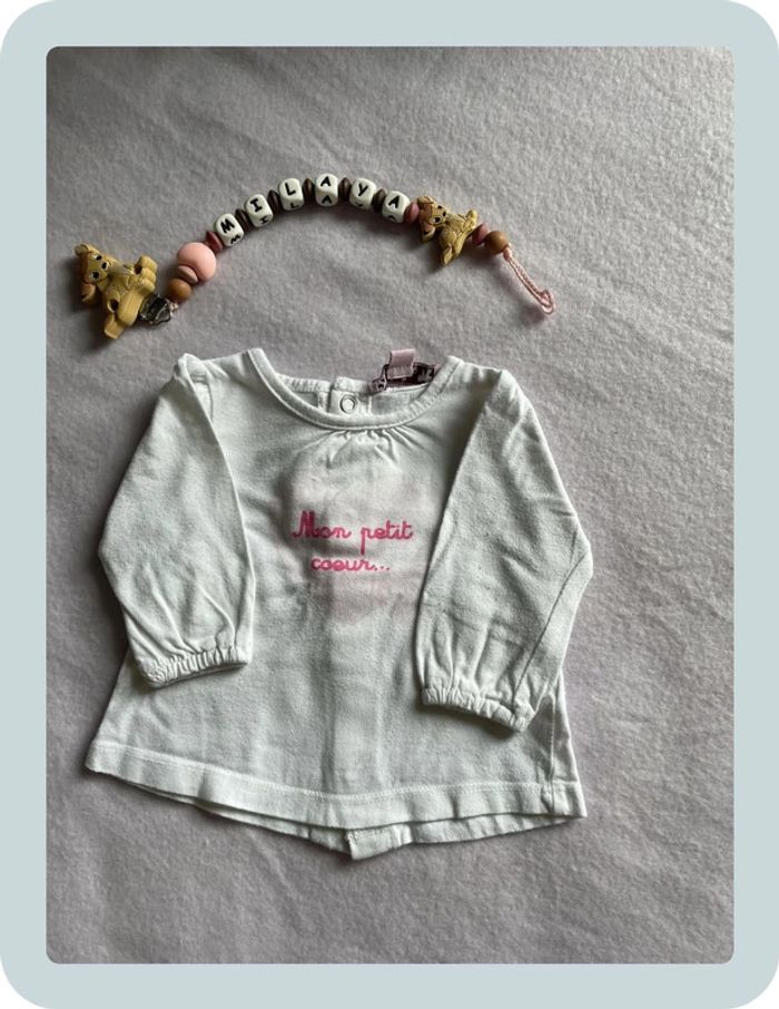 Tee shirt fille 1 mois - photo numéro 2