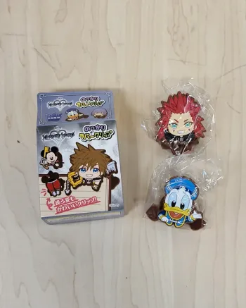 Set 2 rubber clips Kingdom Hearts