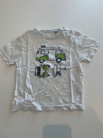 T-shirt Okaidi garçon 2 ans blanc