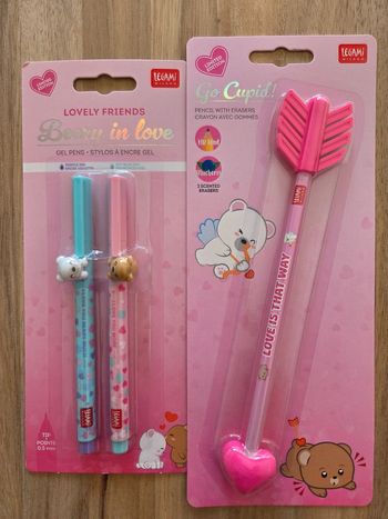 Pack Legami St valentin (Stylos + Crayon)