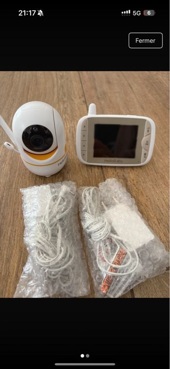 Babyphone hello baby pivotante 