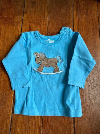 T-shirt Name it bleu 2 mois