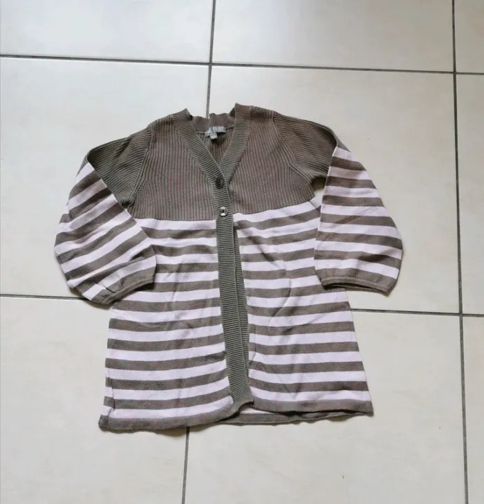 Gilet long vynil fraise 5 ans