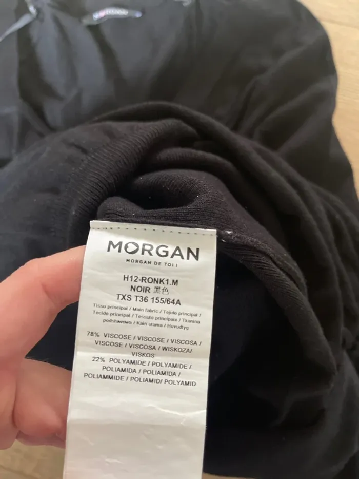 Robe morgan noire moulante - photo numéro 4