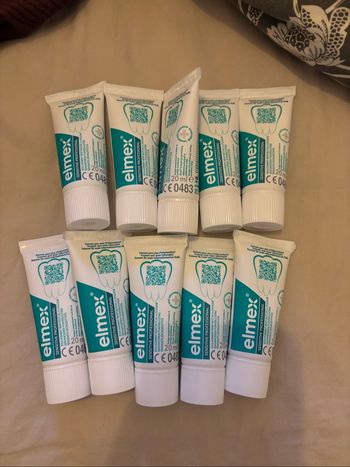 Lot de 10 dentifrice elmex