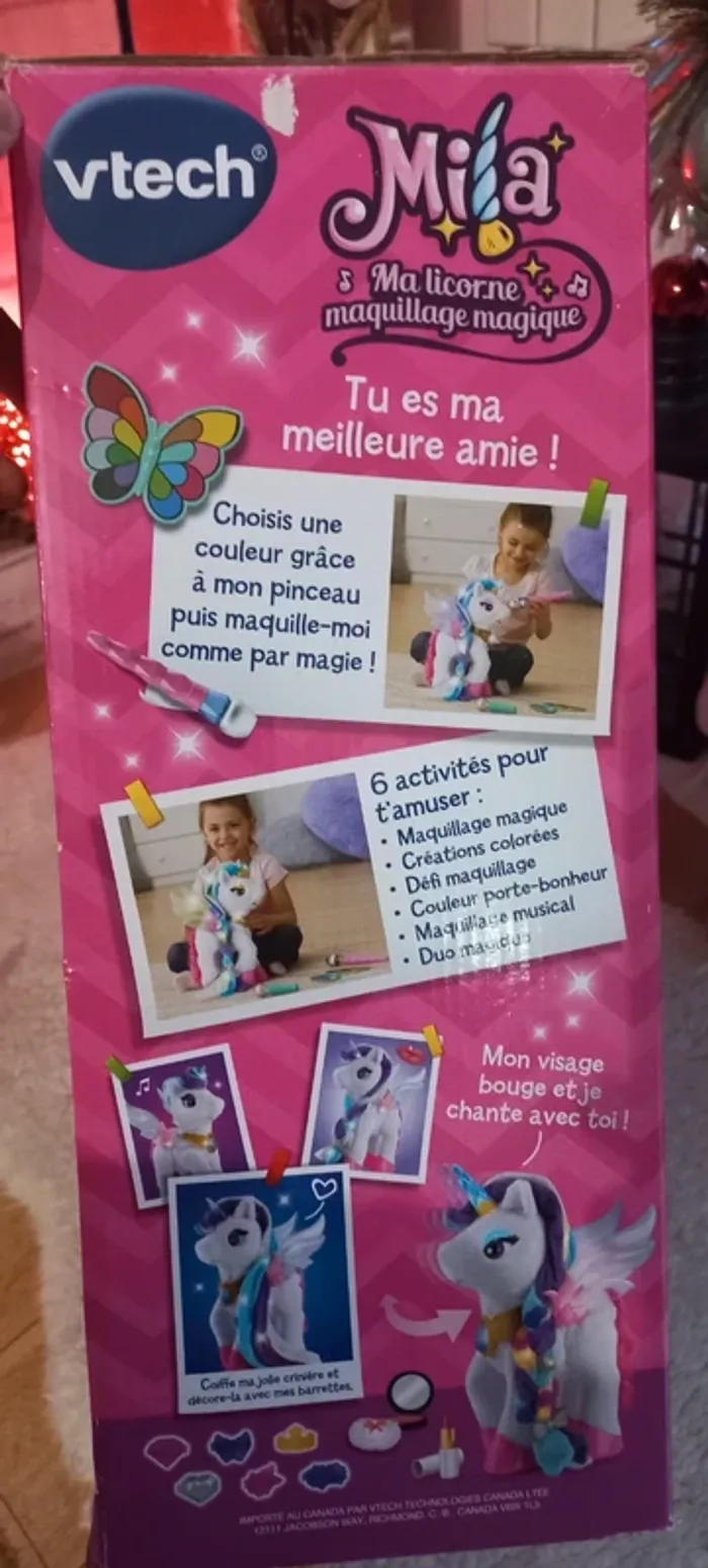 Mila la licorne maquillage magique et chante, son et lumières. de Vtech - photo numéro 5