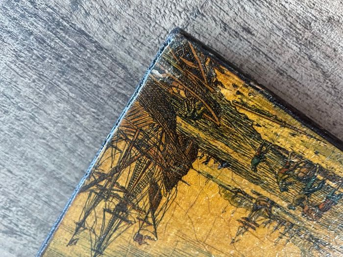 Cadre Mappemonde en bois - photo numéro 8