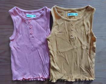 Lot débardeurs fille 18 mois Gémo
