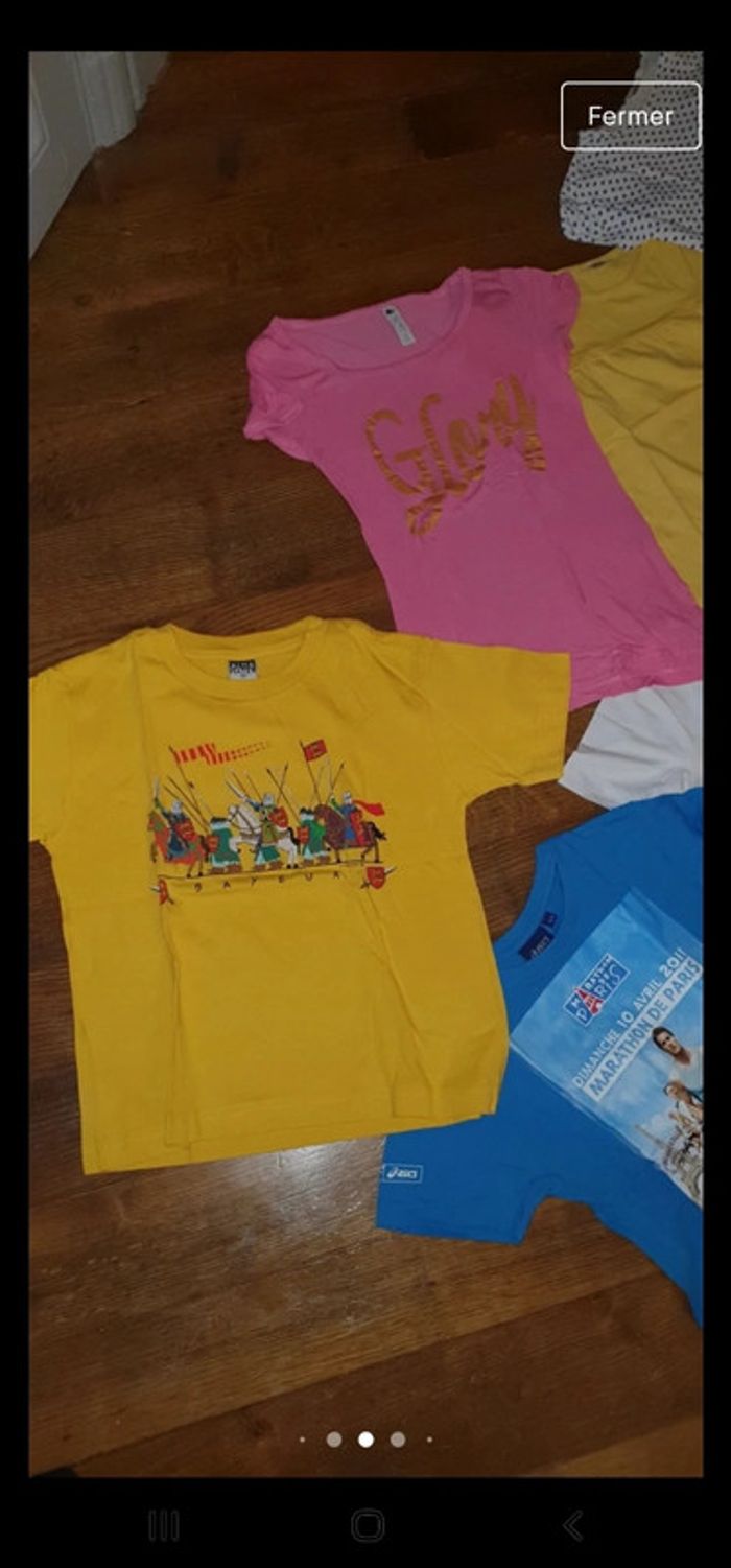 Lot de 20 tee-shirts fille - photo numéro 10