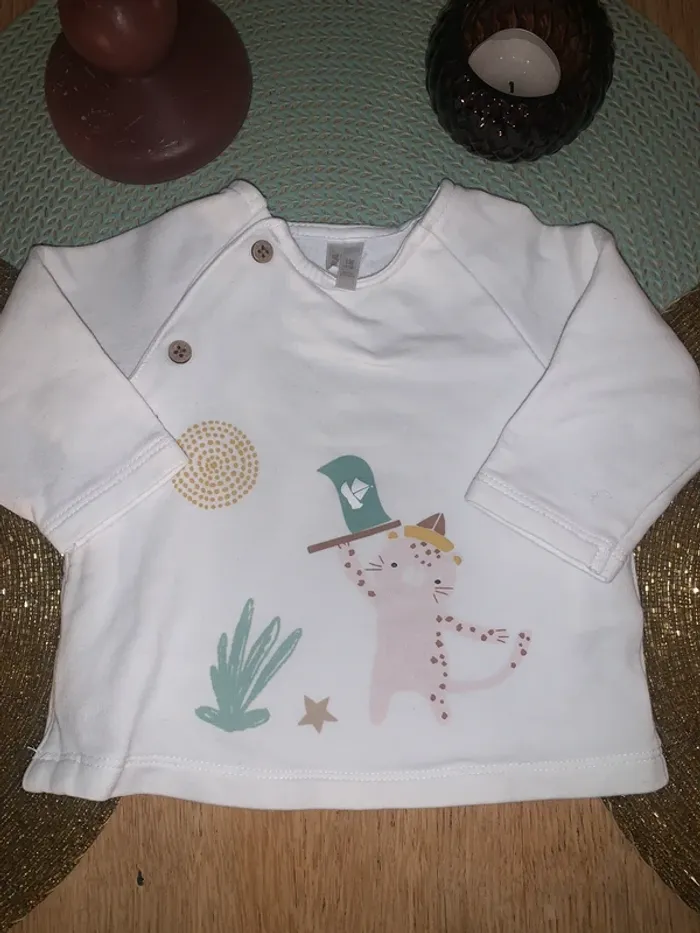 T-shirt manches longues orchestra 1 mois