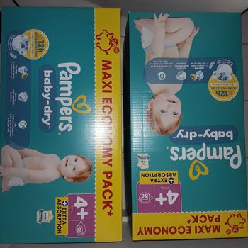 Couches pampers t 4+