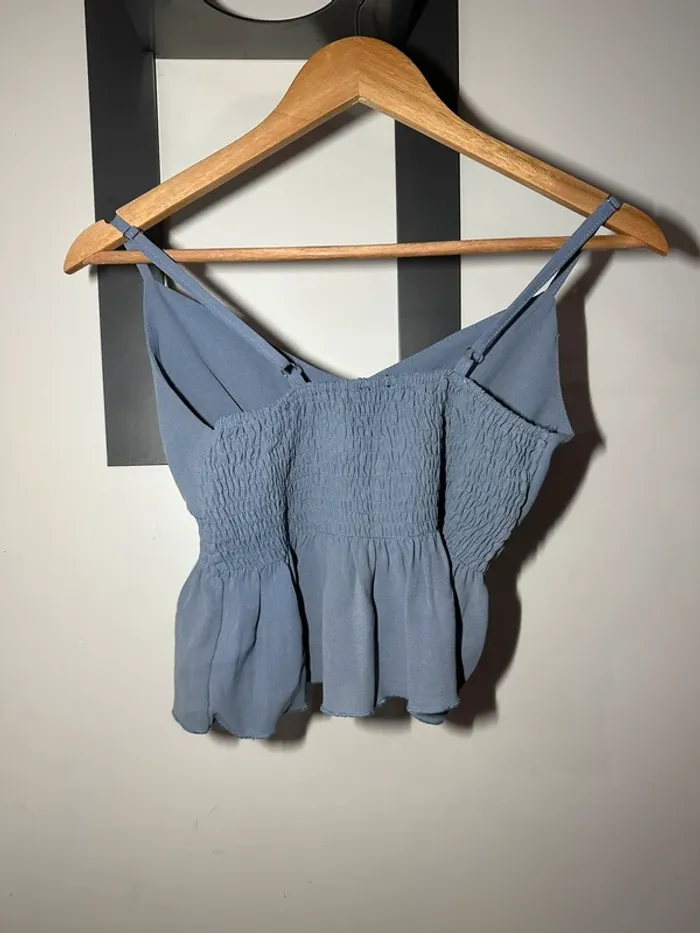 Top à bretelles SHEIN bleu gris S - photo numéro 2