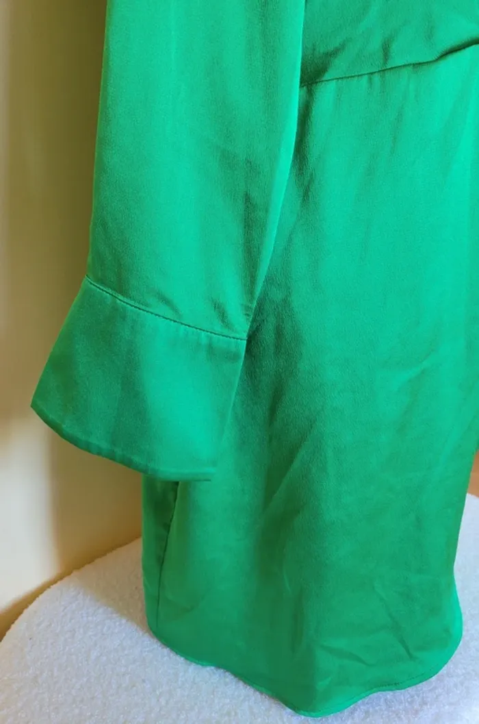 Magnifique robe verte Mango - photo numéro 3