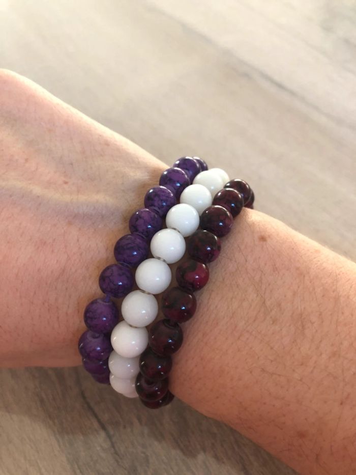 Lot de 3 bracelets perle