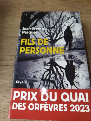 Fils de personne par Jean-François Pasques