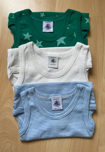 lot 3 bodies garçon 6 mois