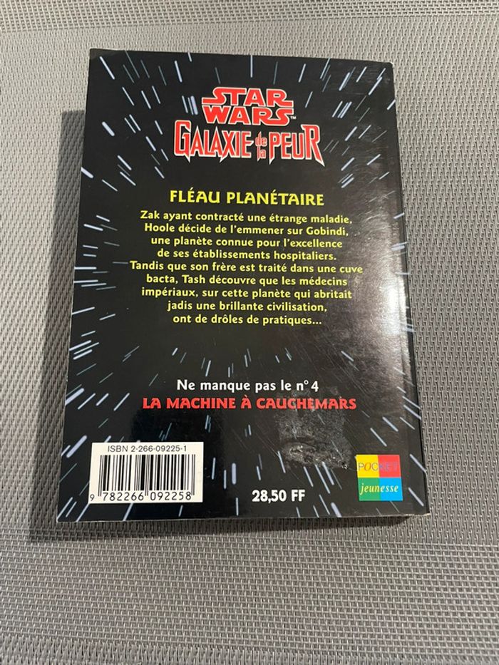 Livre Star wars Galaxie de La Peur Tome 3 Fléau Planétaire Pocket - photo numéro 4