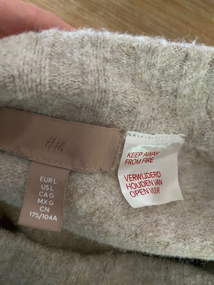 Robe Longue Beige H&M taille L - photo numéro 7