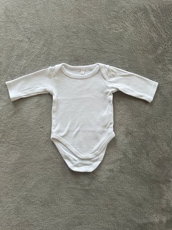 Body manches longues - 1 mois