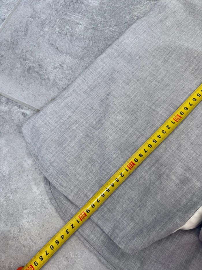Chemise Tommy Hilfiger homme unie grise coton et cachemire taille XL - photo numéro 11