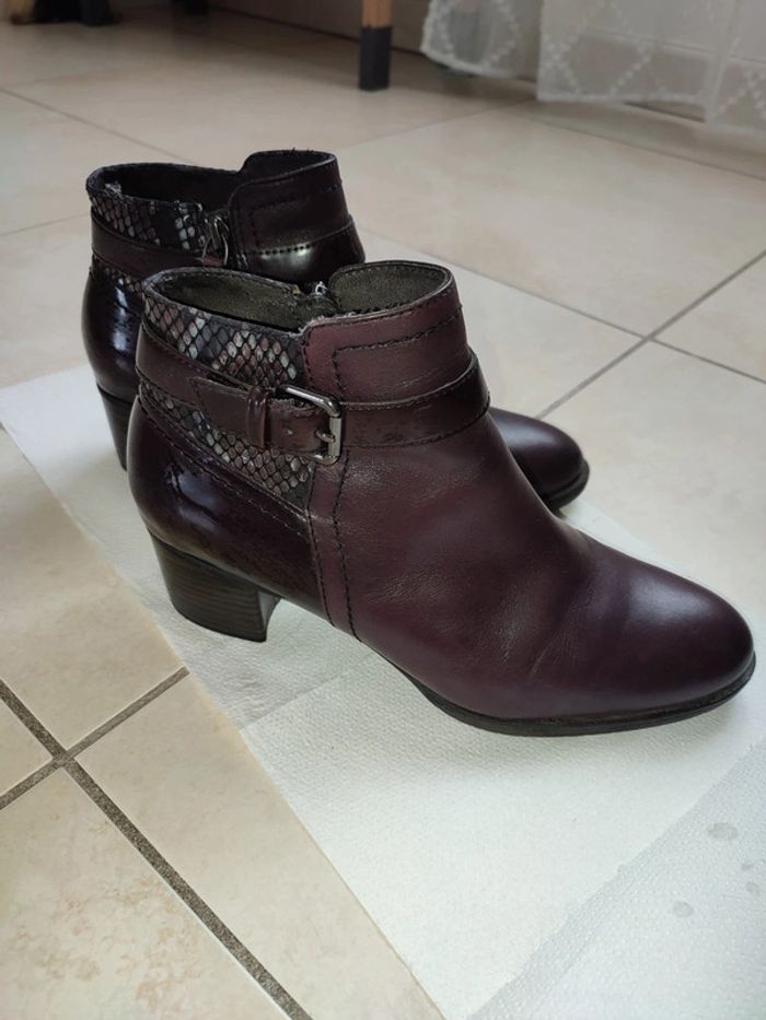 Bottines tamaris violine - photo numéro 3
