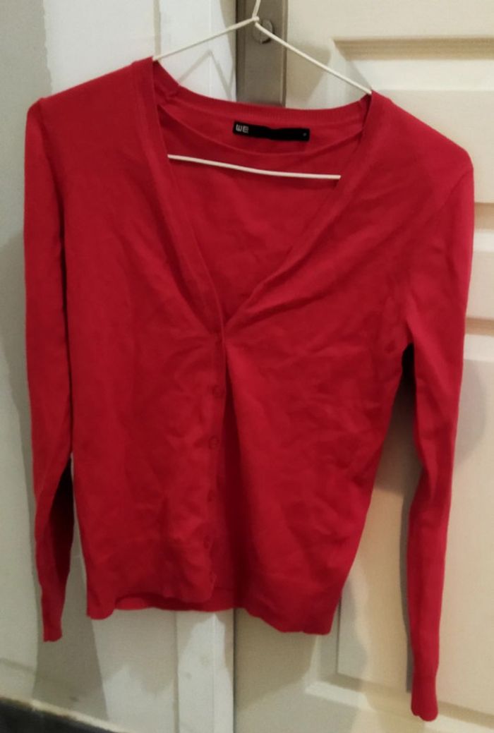Gilet rouge taille S