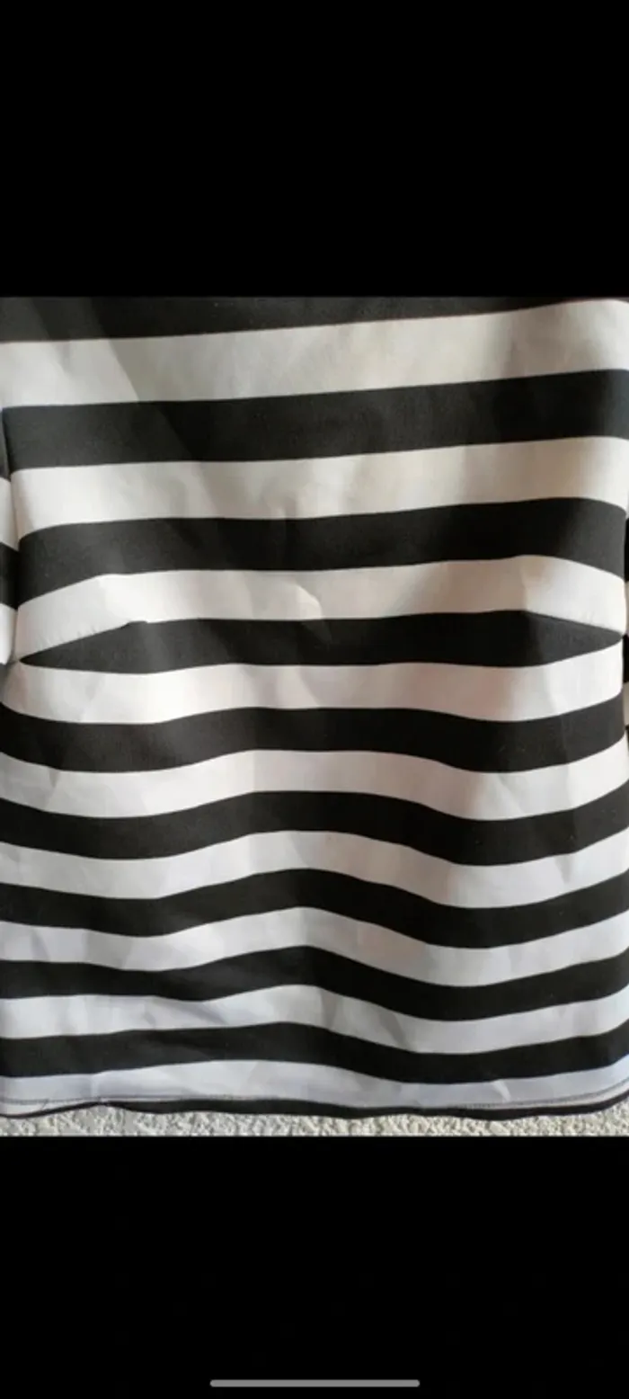 Blouse rayée manches 3/4 T 38 - photo numéro 4