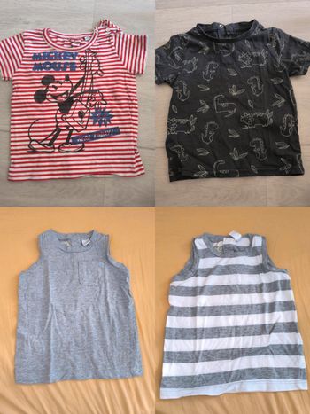 Vêtements d'été garçon 18mois 