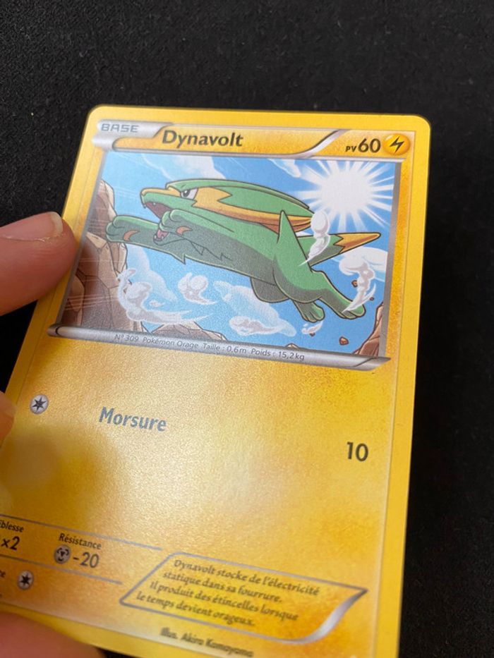 Carte Pokémon rare Dynavolt 60PV 28/30 neuve - photo numéro 2