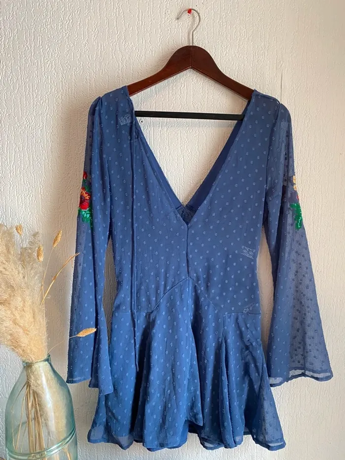 Robe asos taille m 38 bleu - photo numéro 3