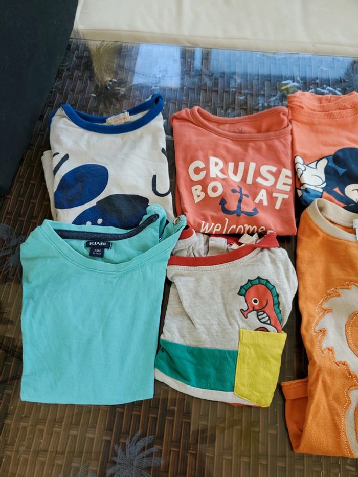 Lot 11 T-shirts 2 ans 86 cm - photo numéro 2