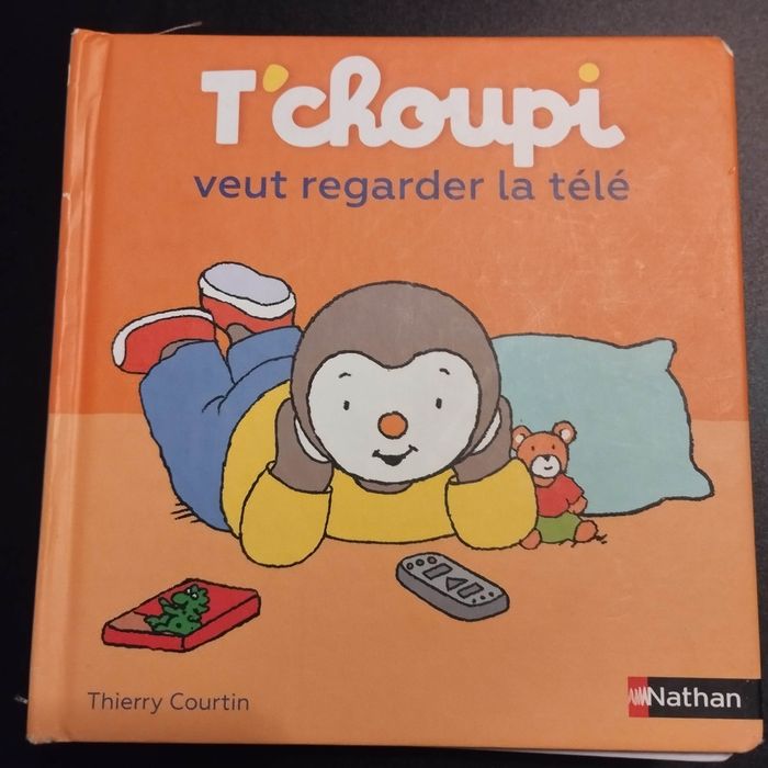 Livre enfant Nathan T'choupi veut regarder la télé