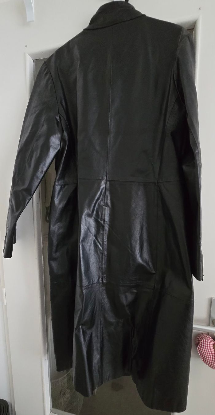 Manteau vintage cuir Asruces - photo numéro 4