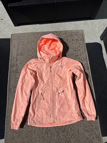 Veste coupe-vent The North Face rose saumon XS femme