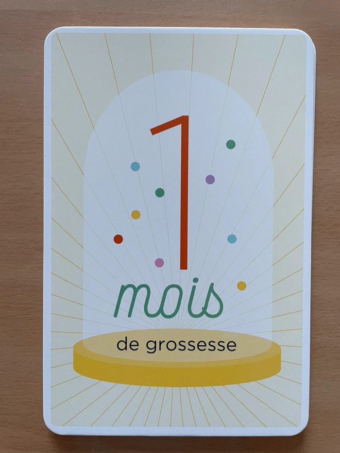 Cartes étapes « les 9 mois de ma grossesse » - photo numéro 7