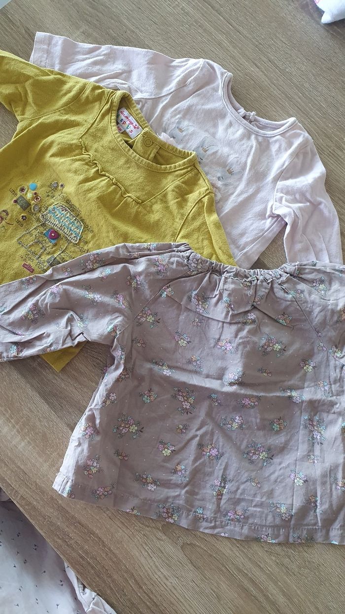 Petit lot de vêtement bébé fille 6 mois printemps été - photo numéro 2