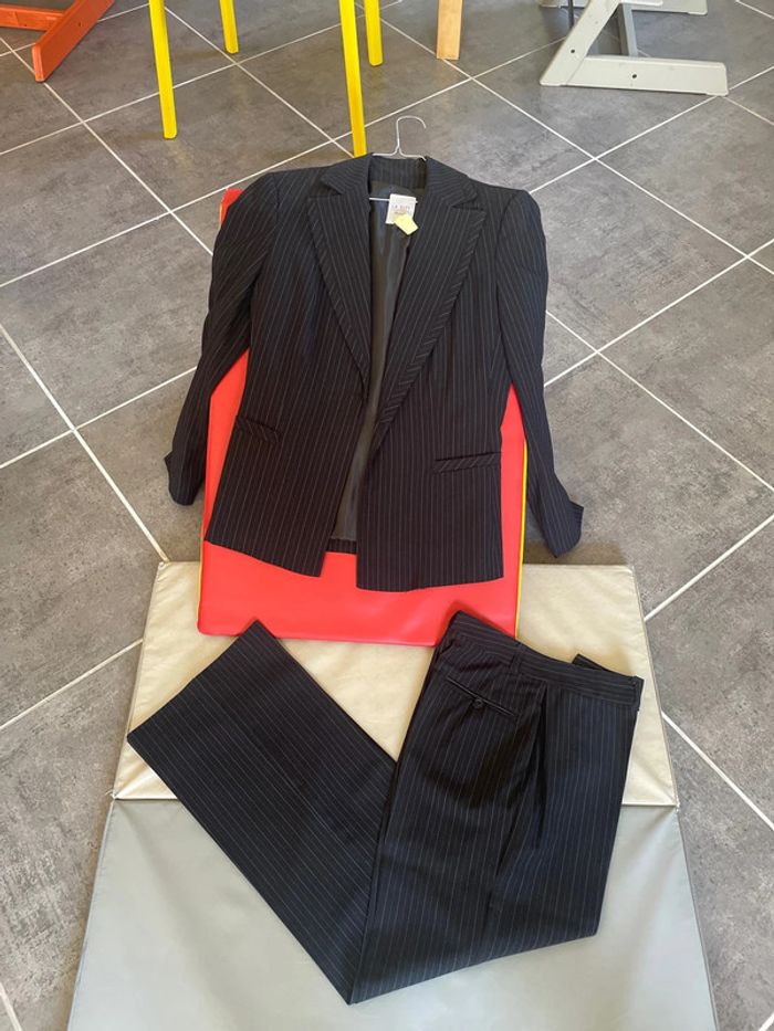 Ensemble chic la city costume femme à rayures