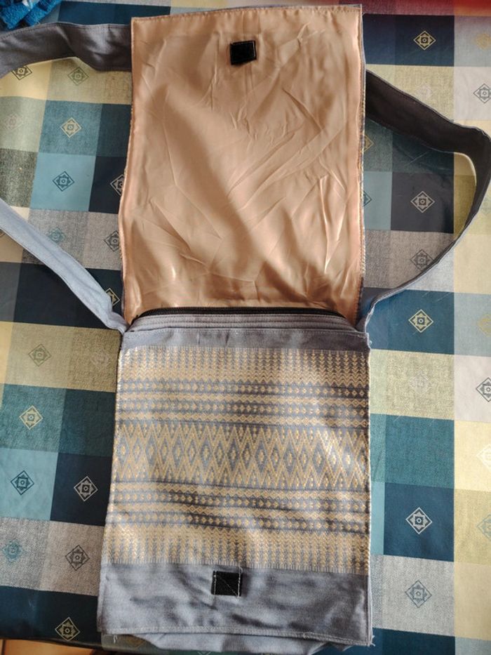 Sac à bandoulière style ethnique - photo numéro 5