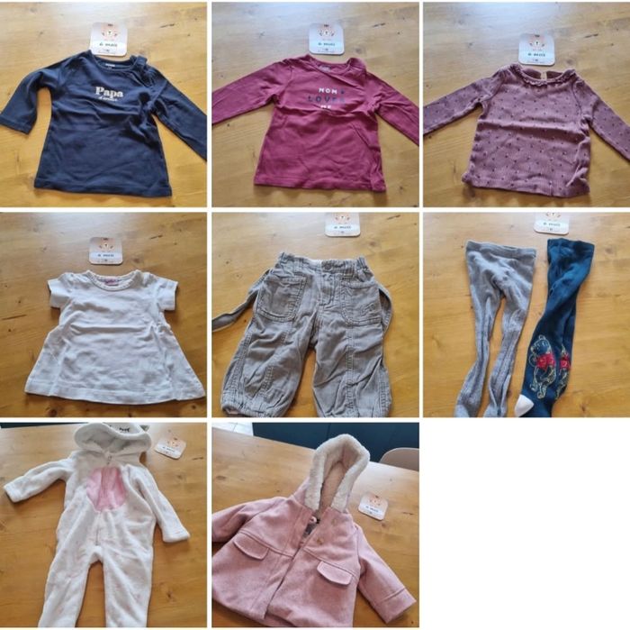 Lot vêtements 6 mois/ 68 cm fille 35 pièces - photo numéro 3