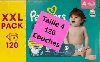Couches pampers taille 4 