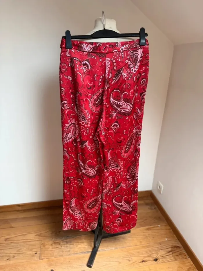 Superbe pantalon jambes larges neuf avec étiquette Etam 🌸 40 - photo numéro 5