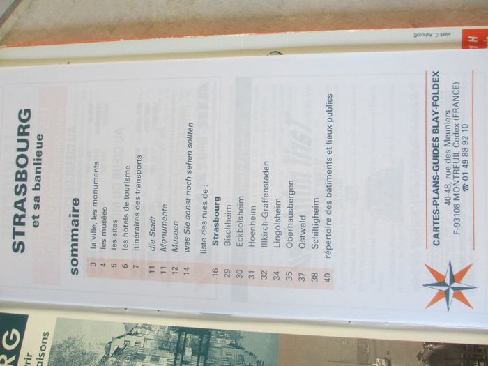 Plan de ville Strasbourg - Blay-Foldex - photo numéro 4