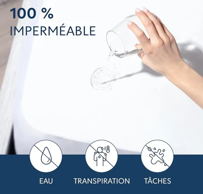 Protège-matelas Umberto Ravelli 180×200 cm +25 cm – Imperméable et extensible Neuf - photo numéro 4