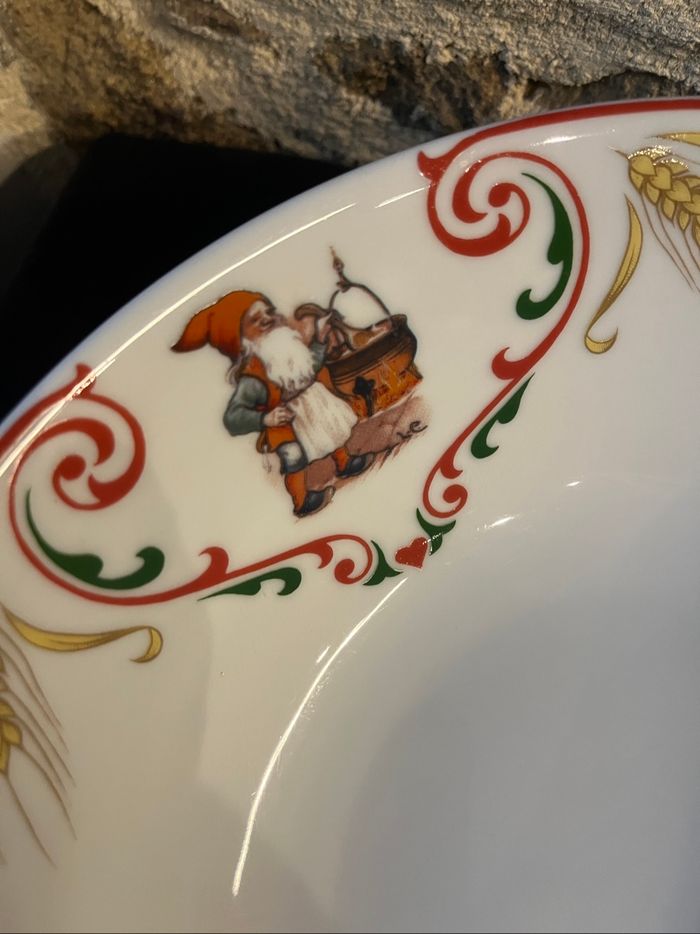 Grand bol, saladier Axel Eliasson AB 1985 Bavaria  Bol de service, tradition de Noël - photo numéro 4