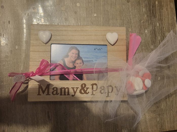 Magnifique cadre papy et mamy pour bapteme
