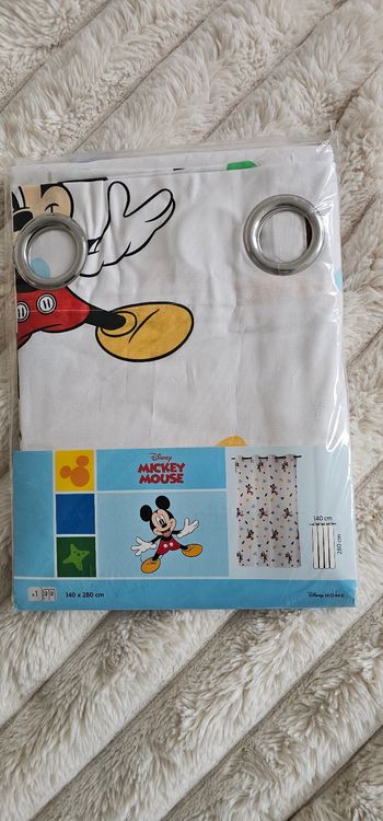 ​🏷️ Rideau à œillets Mickey Mouse - Disney Home (Neuf)