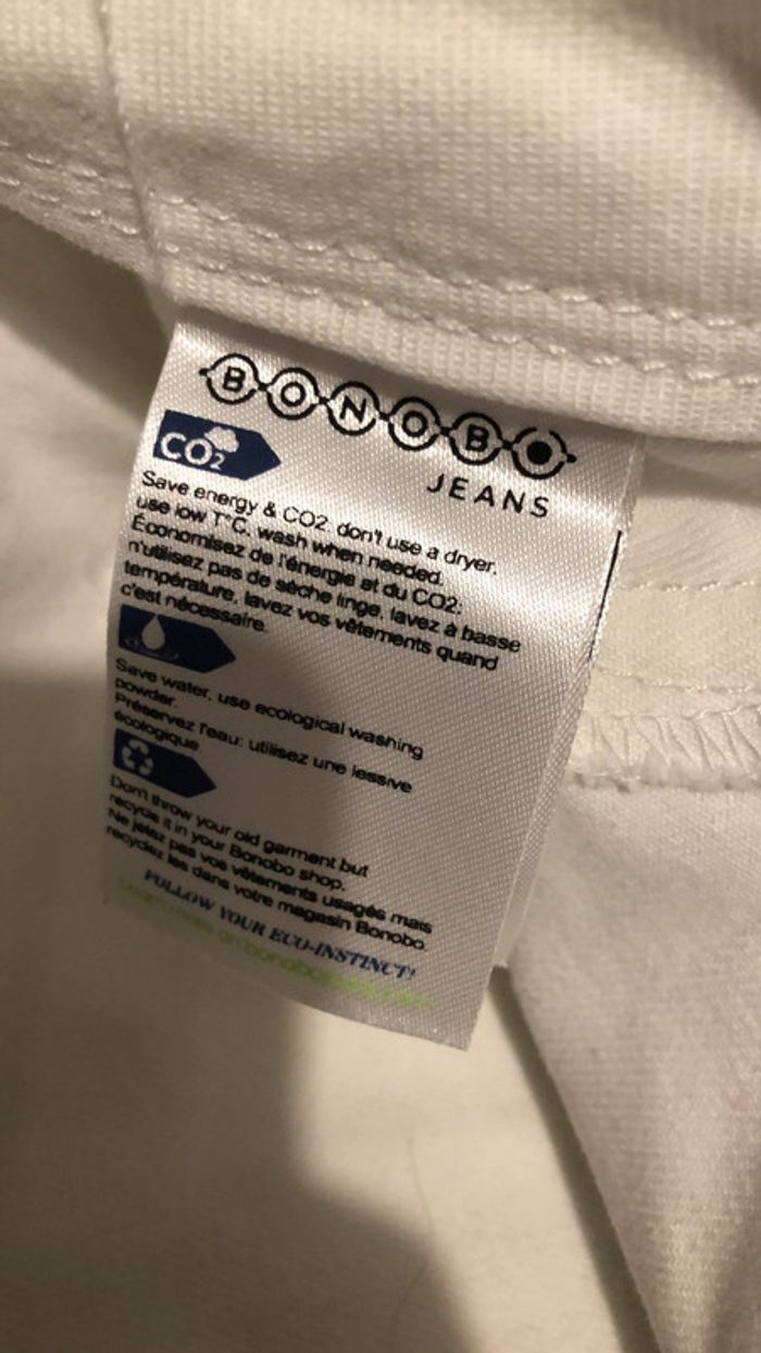 Jeans blanc taille 36 Bonobo jeans neuf sans étiquette - photo numéro 7