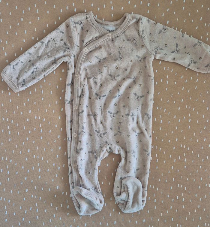 Pyjama velours 3 mois
