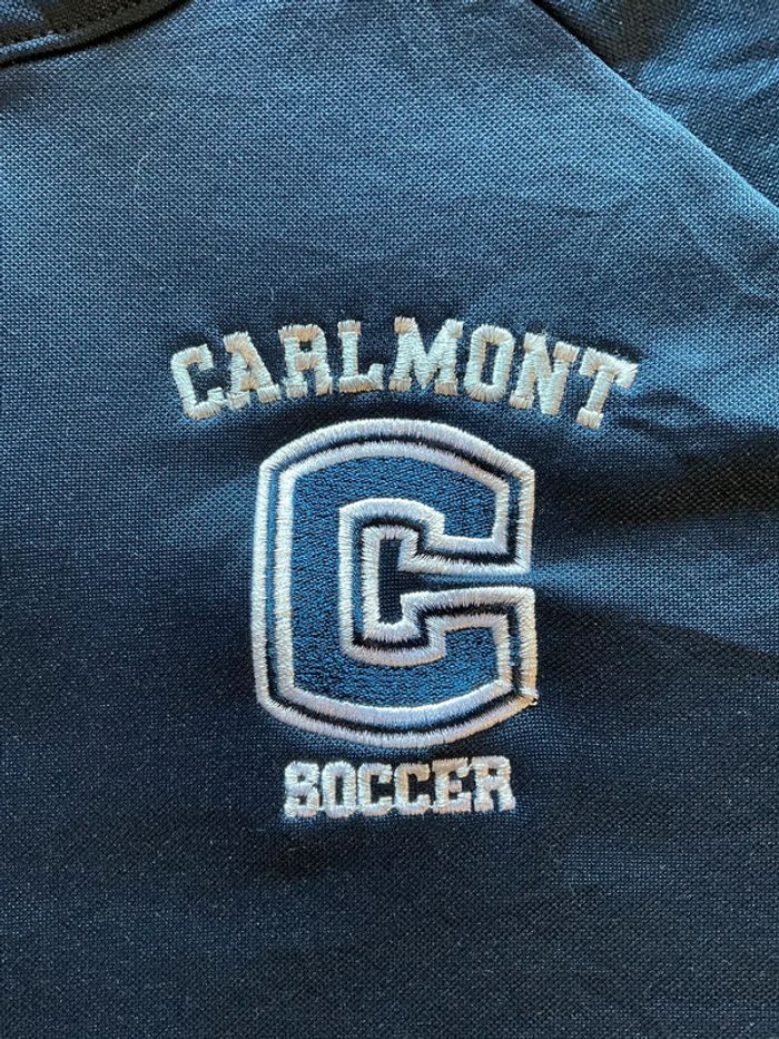 Sweat léger 1/4zip pour homme Nike Carlmont Soccer bleu marine taille L 178 - photo numéro 5