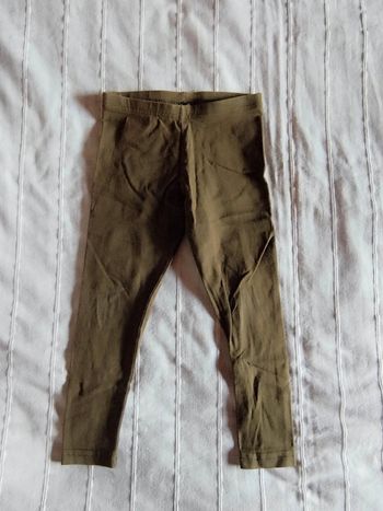 legging uni kaki 3 ans